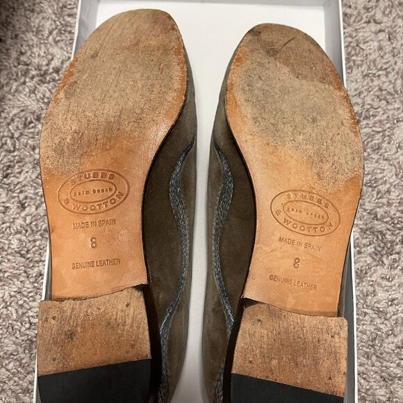 Stubb's & Wooton Women's Size 8 Velvet Smoking Loafer - Picture 5 of 5